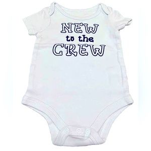 6 month baby onsie. Light blue